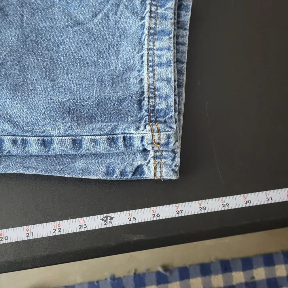 Faded Glory Womens‎ Denim Blue Jeans Size 12 Petite Y2K Baggy Indie 90s Skater